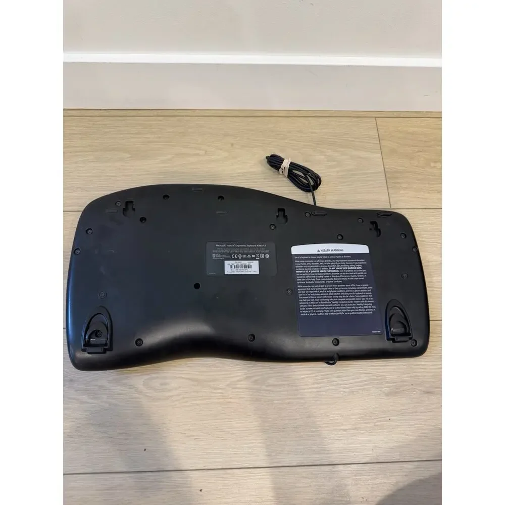 Microsoft Natural Ergonomic Keyboard 4000 V1.0 USB Wired Connection Tested